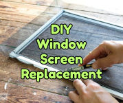 DIY windown sceen replacement