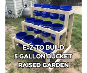 DIY 5 Gallon Bucket Raised Garden